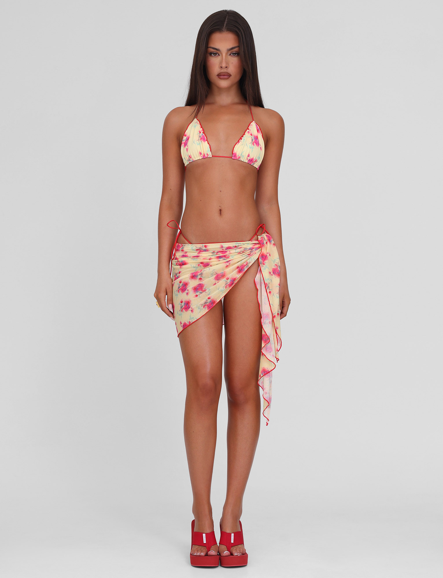 Amalie Floral Bikini Bottom - Summer Beachwear