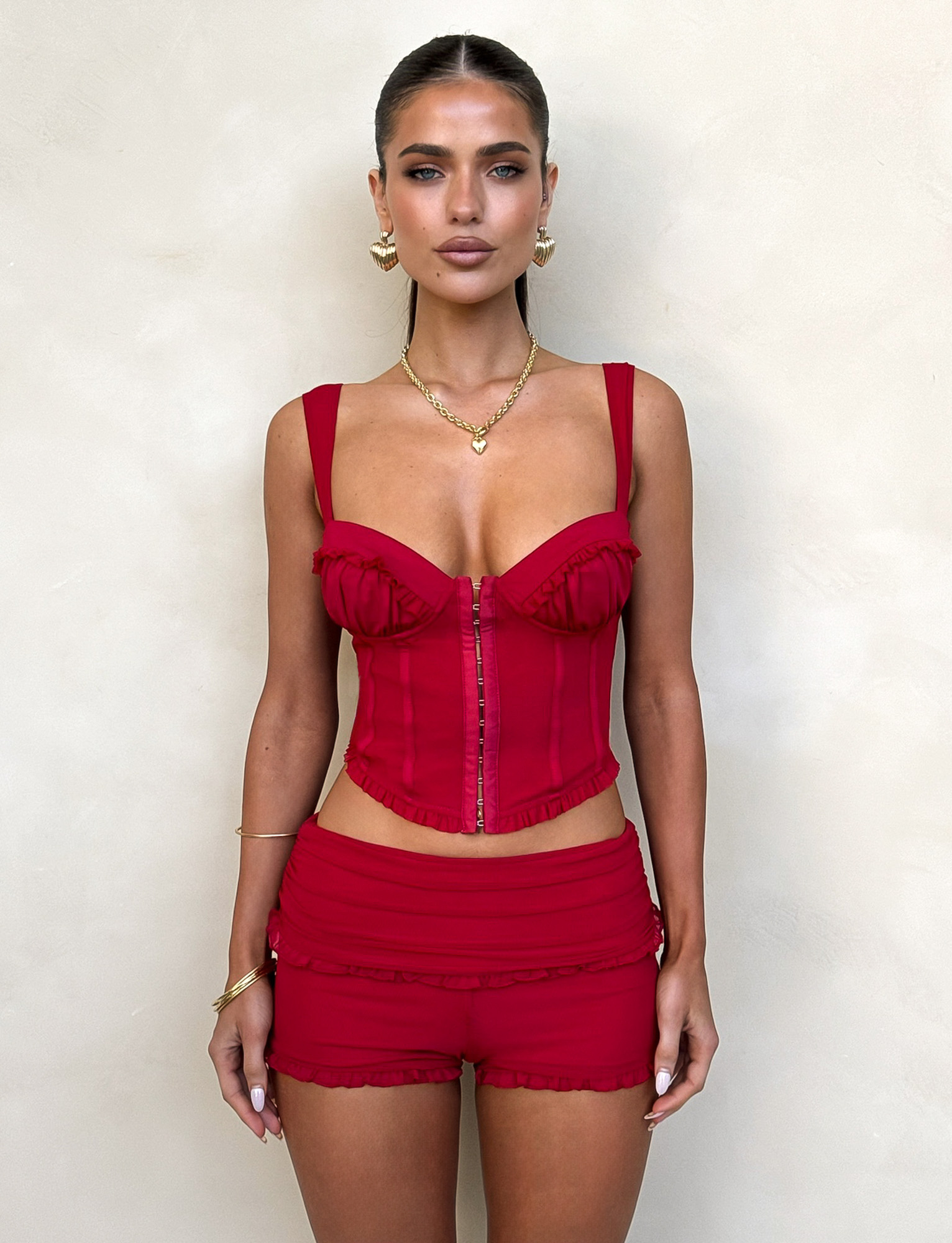 Cherry Red Ginny Short – Stylish & Comfortable