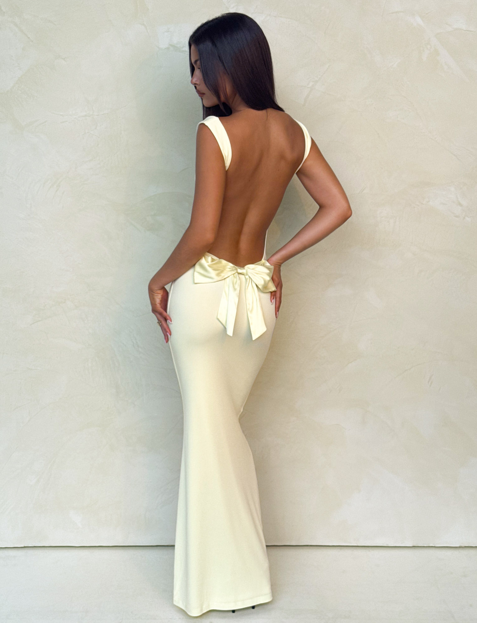 Zita Maxi Dress in Lemon - Flowy Summer Style